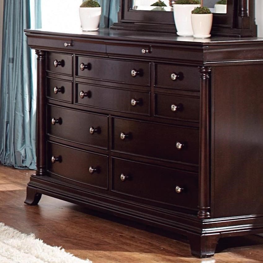 Homelegance Inglewood 1402 5 Cottage Nine Drawer Dresser Beck S