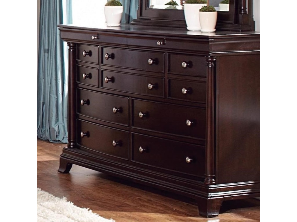 Homelegance Inglewood 1402 5 Cottage Nine Drawer Dresser Beck S