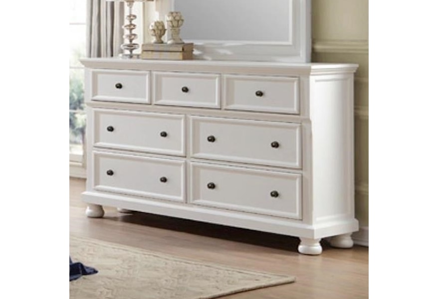 Homelegance Laurelin Transitional Dresser With 7 Drawers Value