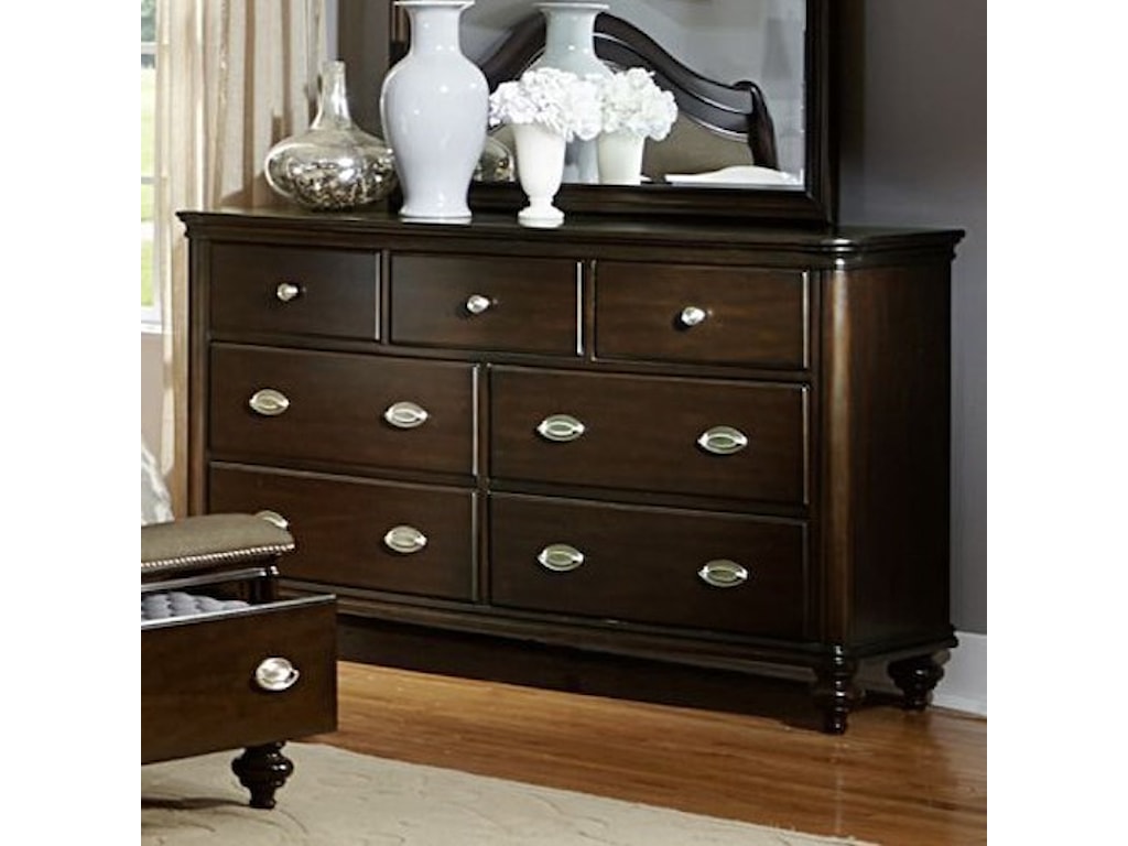 Homelegance Marston Traditional Dresser With 7 Drawers A1