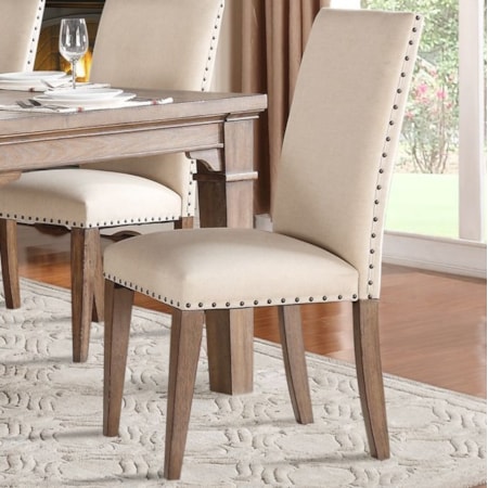 Homelegance Mill Valley Relaxed Vintage Dining Table And Chair Set