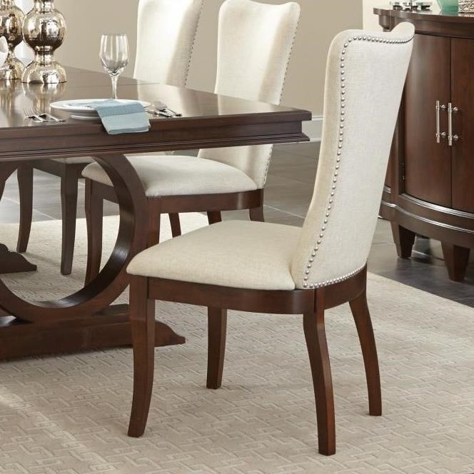 Homelegance Oratorio 5562s Transitional Side Chair With Nailhead