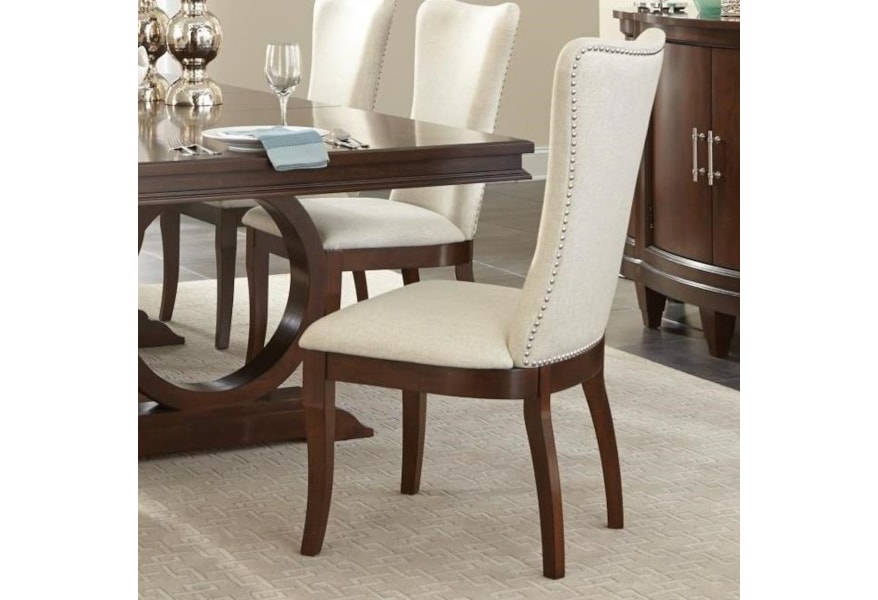 Homelegance Oratorio 5562s Transitional Side Chair With Nailhead