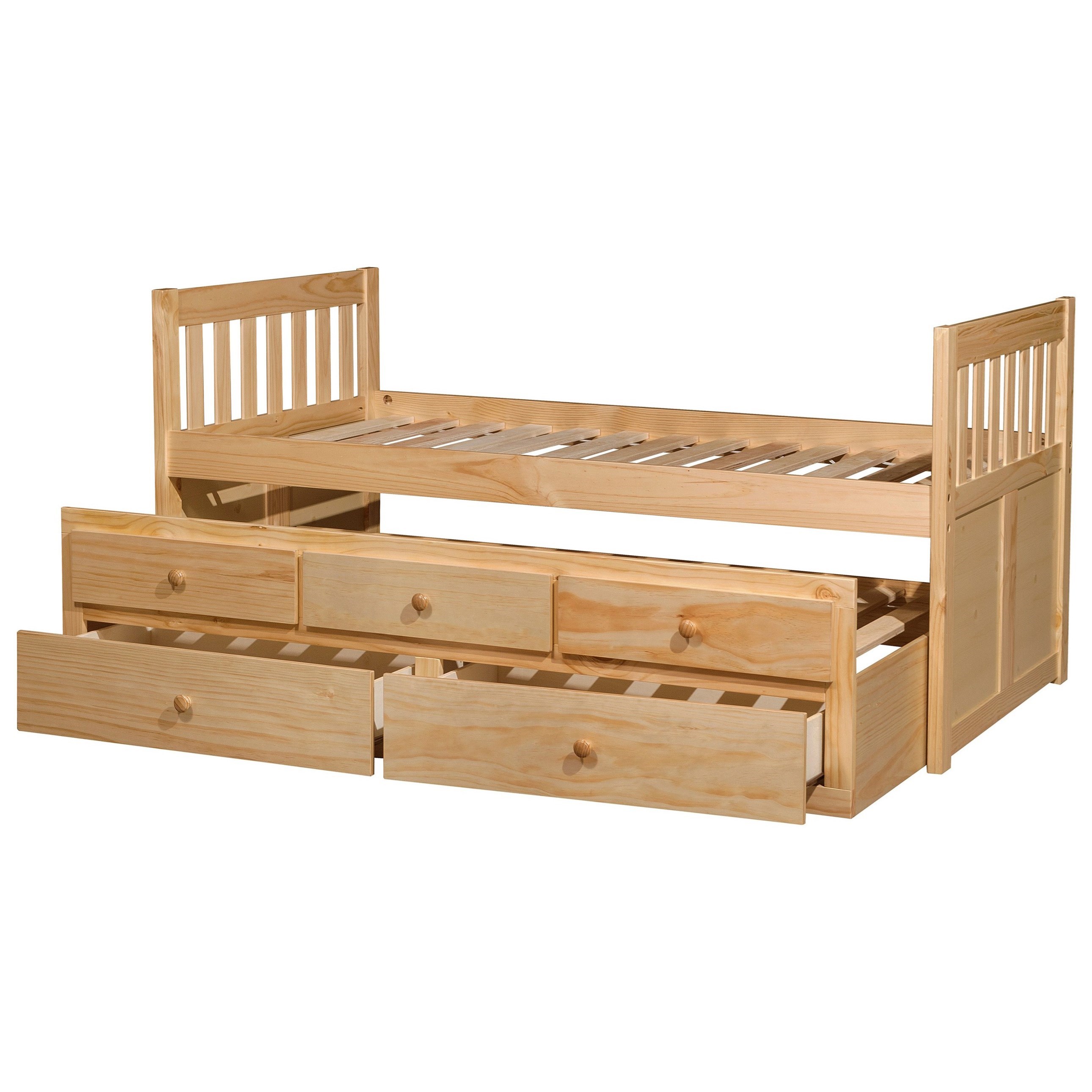 Extra Long Twin Captains Bed Amazon Com Danxee Kids Captain S Bed
