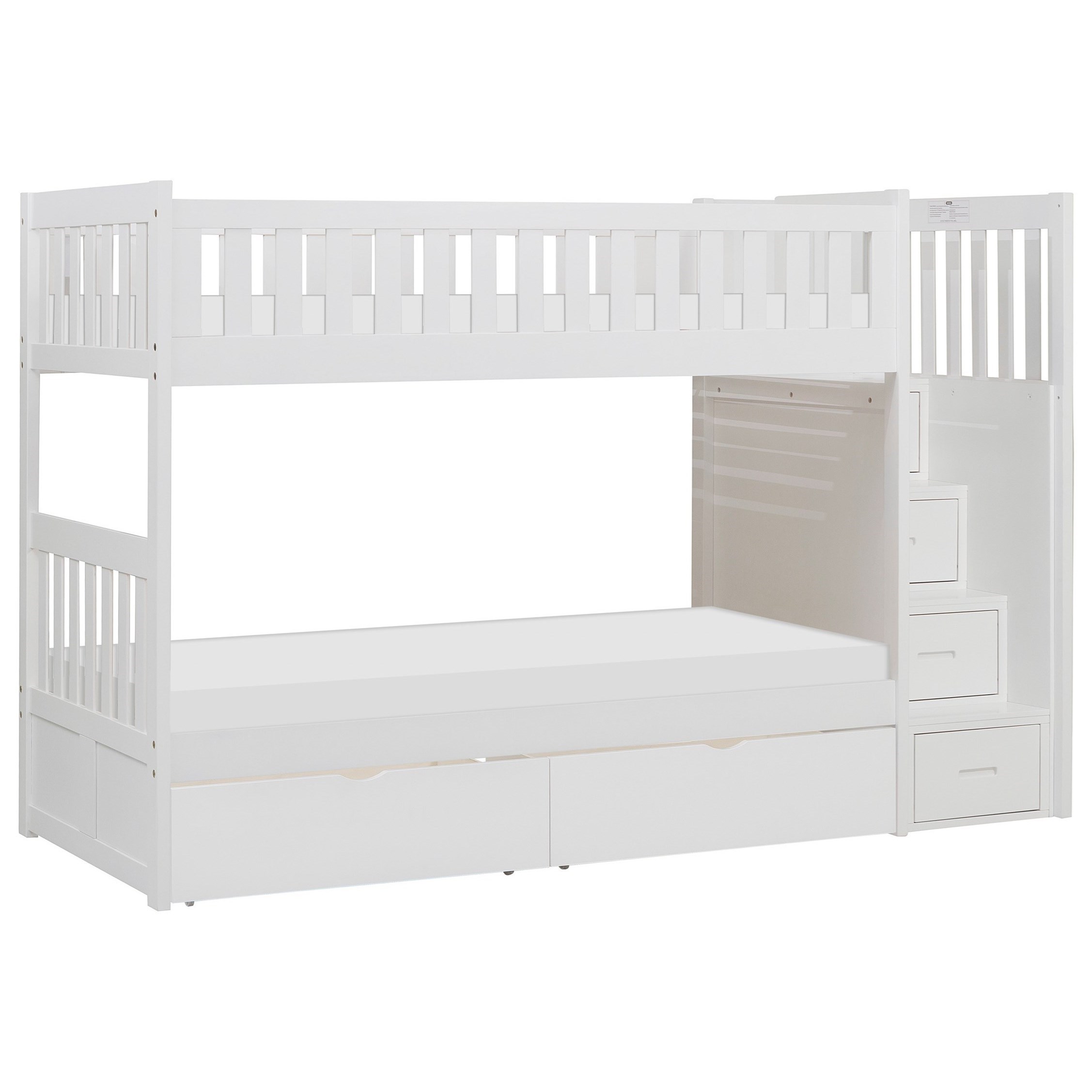 Elegance Discovery Casual Twin Over Twin Bunk Bed With Reversible