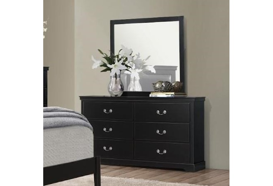 Homelegance Seabright Transitional Dresser And Mirror Set Value