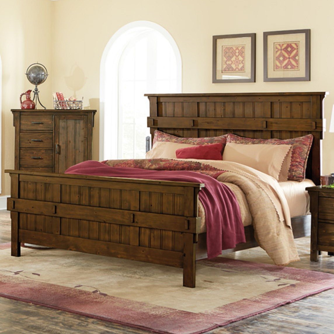 Homelegance Terrace Mission Queen Headboard And Footboard Value