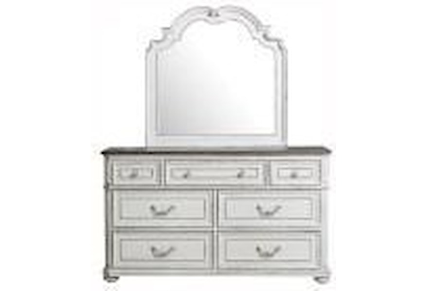 Homelegance Willowick Rustic 7 Drawer Dresser Dream Home Drawer Dresser