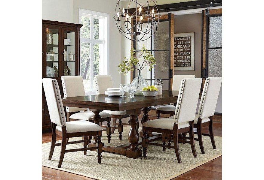 Homelegance Yates 7 Piece Table Chair Set Value City Furniture