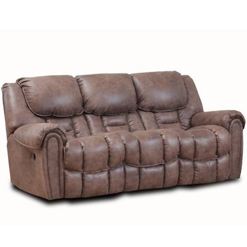 Homestretch 122 Casual Power Reclining Sofa With Pillow Top Arms