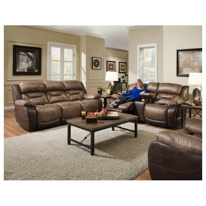 Homestretch 168 Collection Double Reclining Power Sofa Steger S Furniture Reclining Sofas