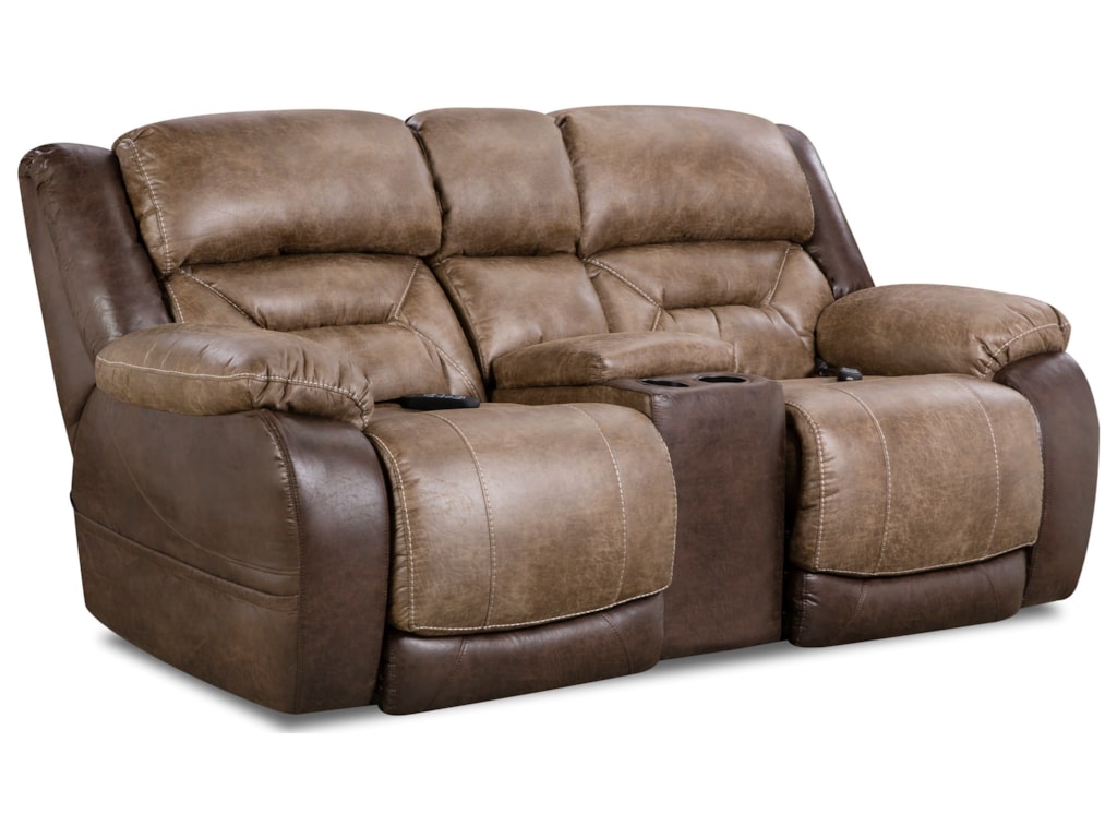 HomeStretch 168 CollectionPower Console Loveseat