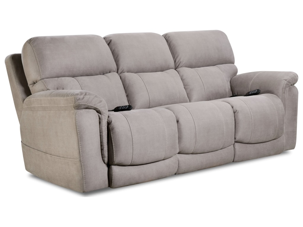 HomeStretch 175 CollectionDouble Reclining Power Sofa