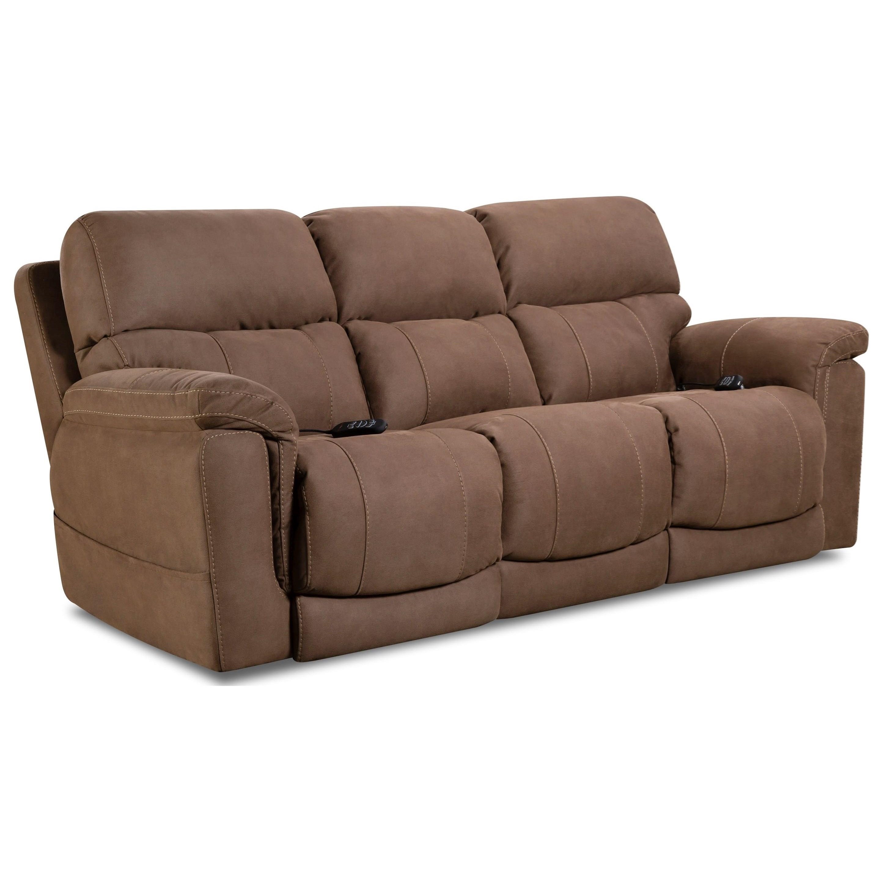 Homestretch 175 Collection 175 37 21 Double Reclining Power Sofa Dunk Bright Furniture Reclining Sofas