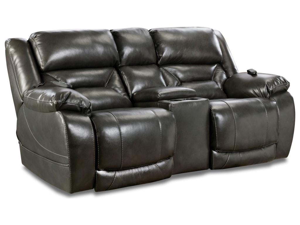 HomeStretch 178Power Console Loveseat