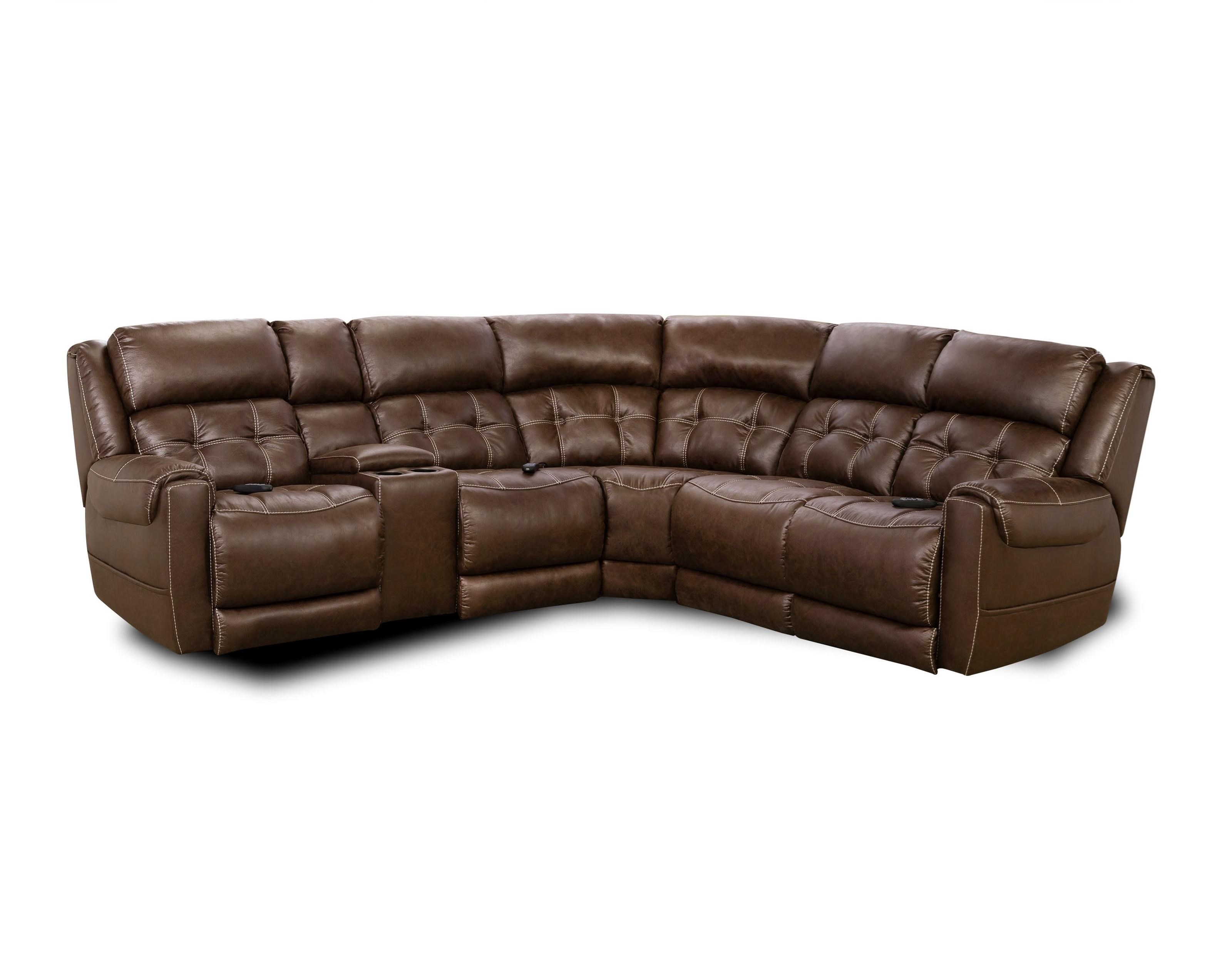 Homestretch 180 Casual L Shaped Power Reclining Sectional Dunk