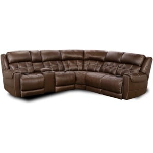 Homestretch 180 Casual L Shaped Power Reclining Sectional Wilcox Furniture Reclining Sectional Sofas