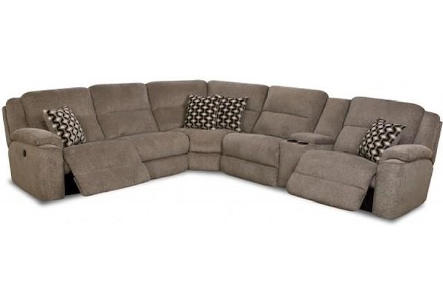 Homestretch Catalina 162 162 47 00 78 14 Casual Power Reclining Sectional Sofa With Usb Charging Cup Holders Pilgrim Furniture City Reclining Sectional Sofas