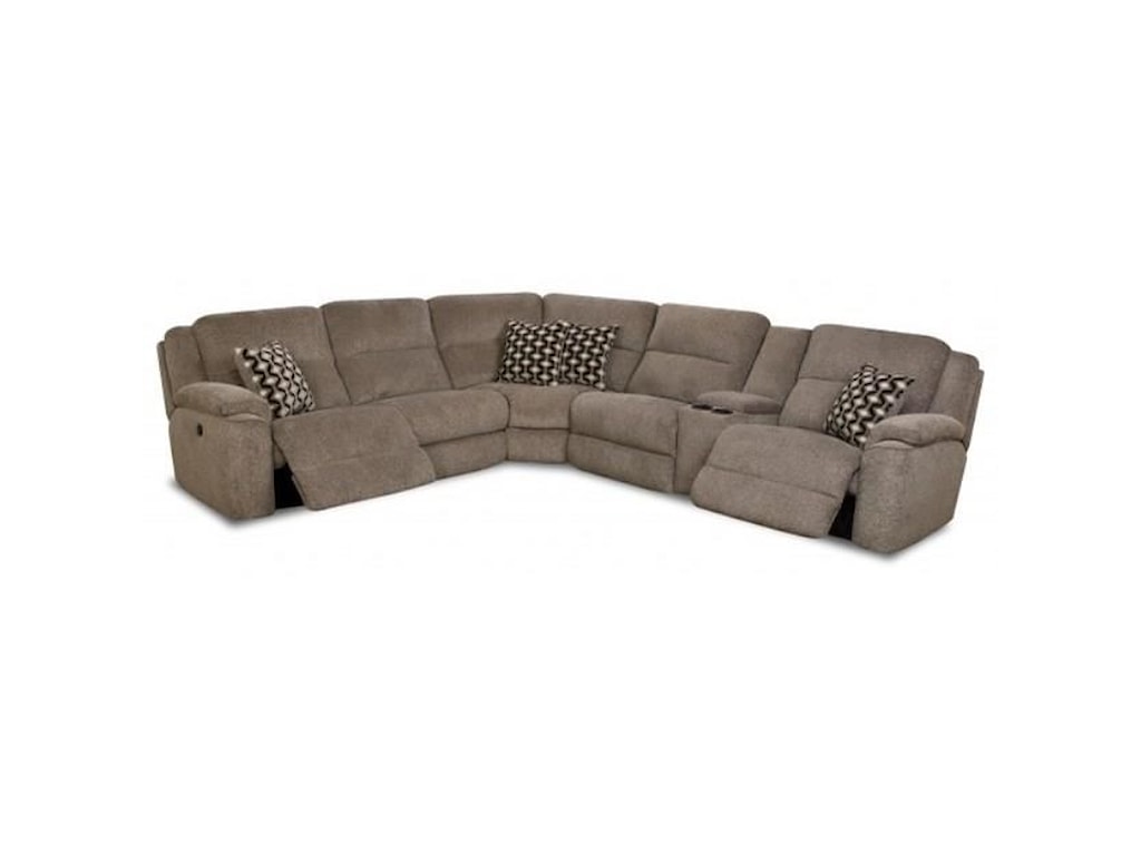 Homestretch Catalina 162 Casual Power Reclining Sectional Sofa