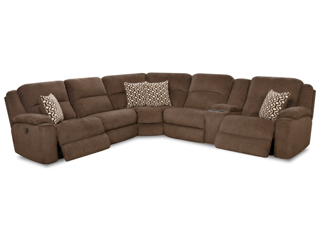 Homestretch Monroe 162 47 00 78 21 Casual Reclining Sectional Monroe Casual Reclining Sectional Sofa With Usb Charging Cup Holders By Homestretch