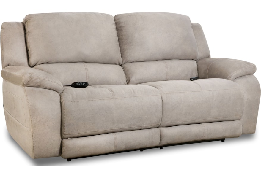 Homestretch Explorer Casual Double Reclining Sofa With Pillow Top Arms Darvin Furniture Reclining Sofas