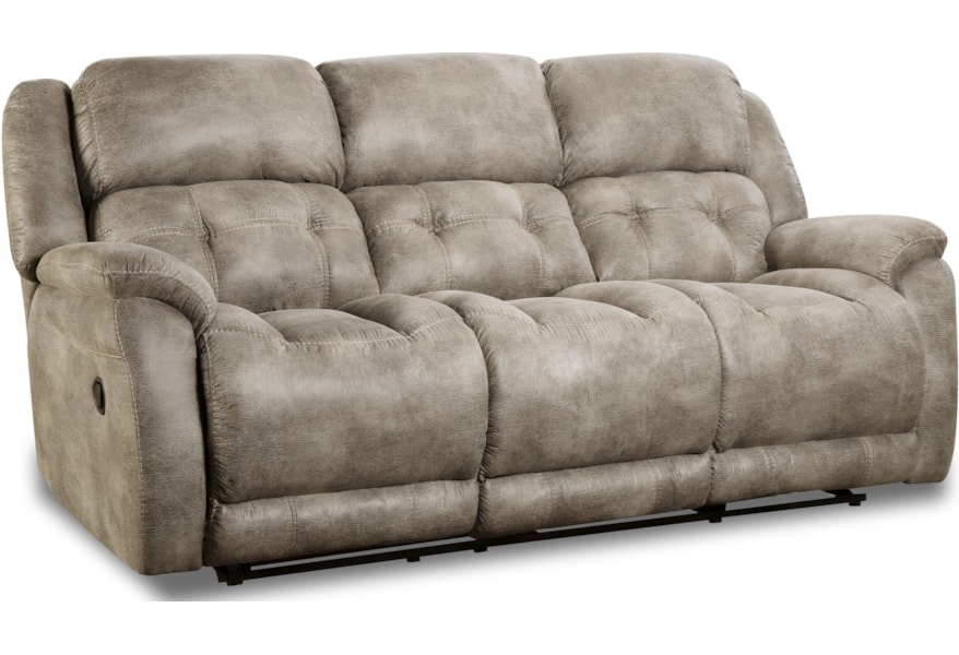 Homestretch Mclean Casual Double Reclining Sofa With Pillow Top Mclean Casual Double Reclining Sofa