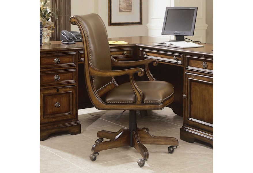 Hooker Furniture Brookhaven 281 30 220 Desk Chair Dunk Bright