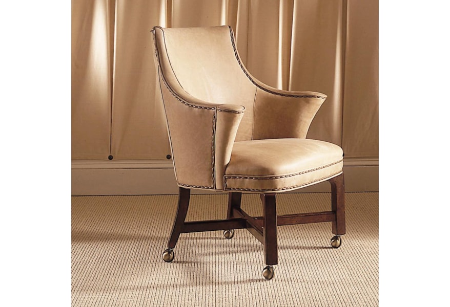 Century Century Chair 3255 Winged Game Chair Baer S Furniture Dining Chairs With Casters