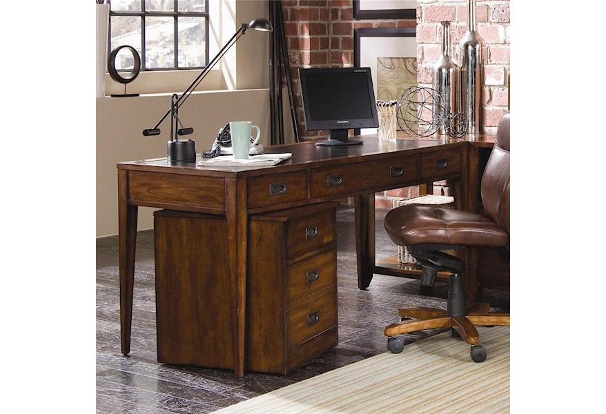 Hooker Furniture Danforth 388 10 458 Executive Leg Desk Dunk Bright Furniture Table Desks Writing Desks