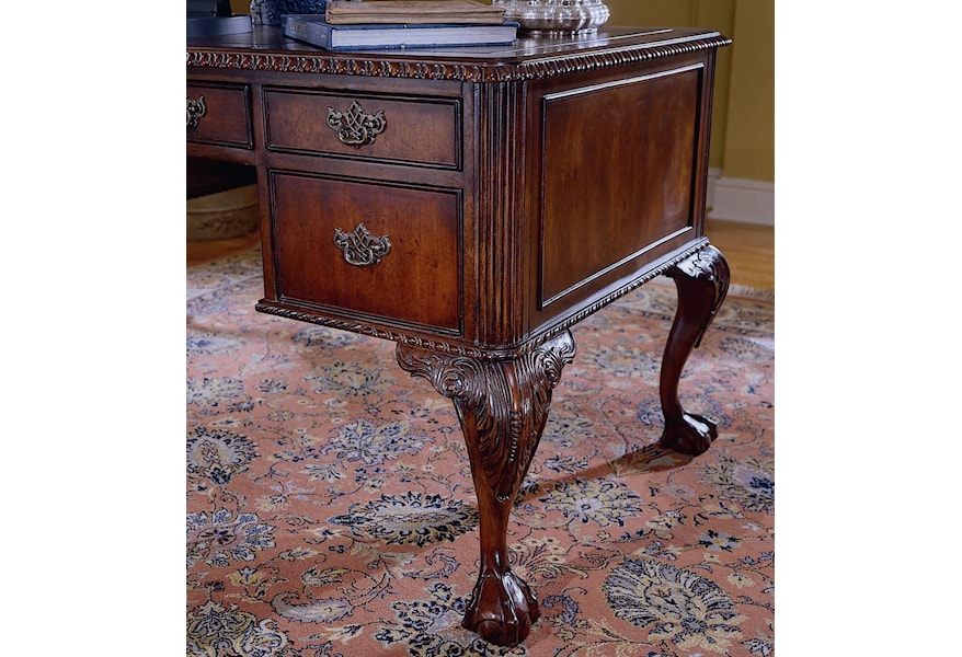 Hooker Furniture 434 Ball And Claw Writing Desk Stoney Creek