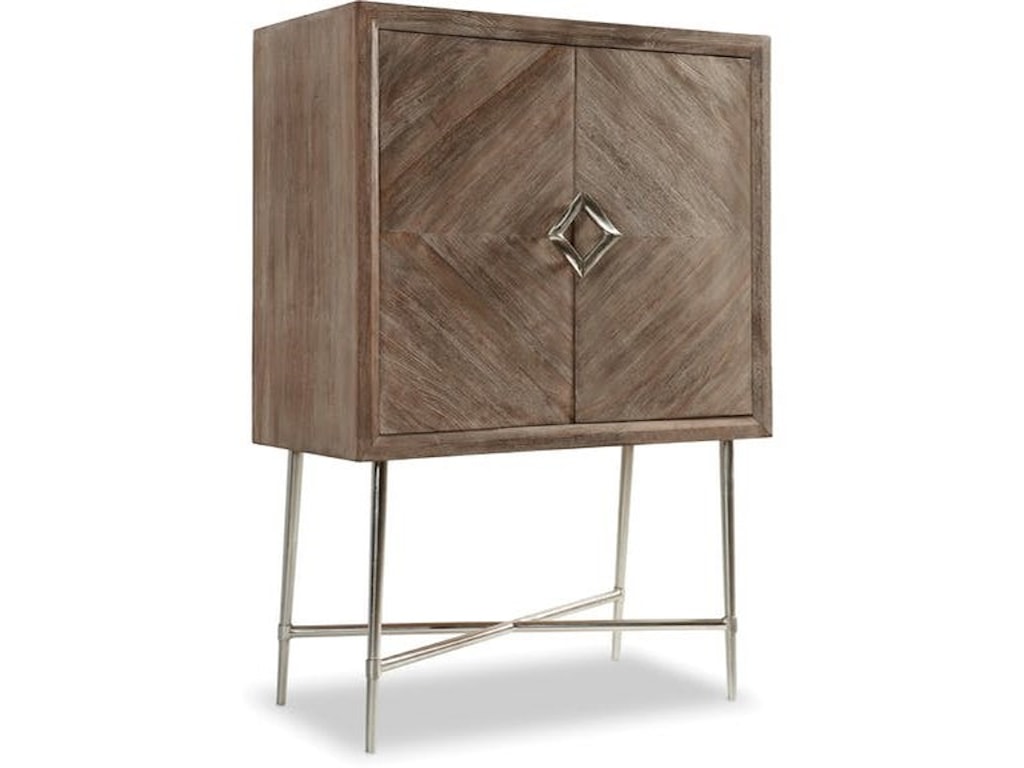 Hooker Furniture 5677 50 Contemporary Bar Cabinet With Wine Bottle