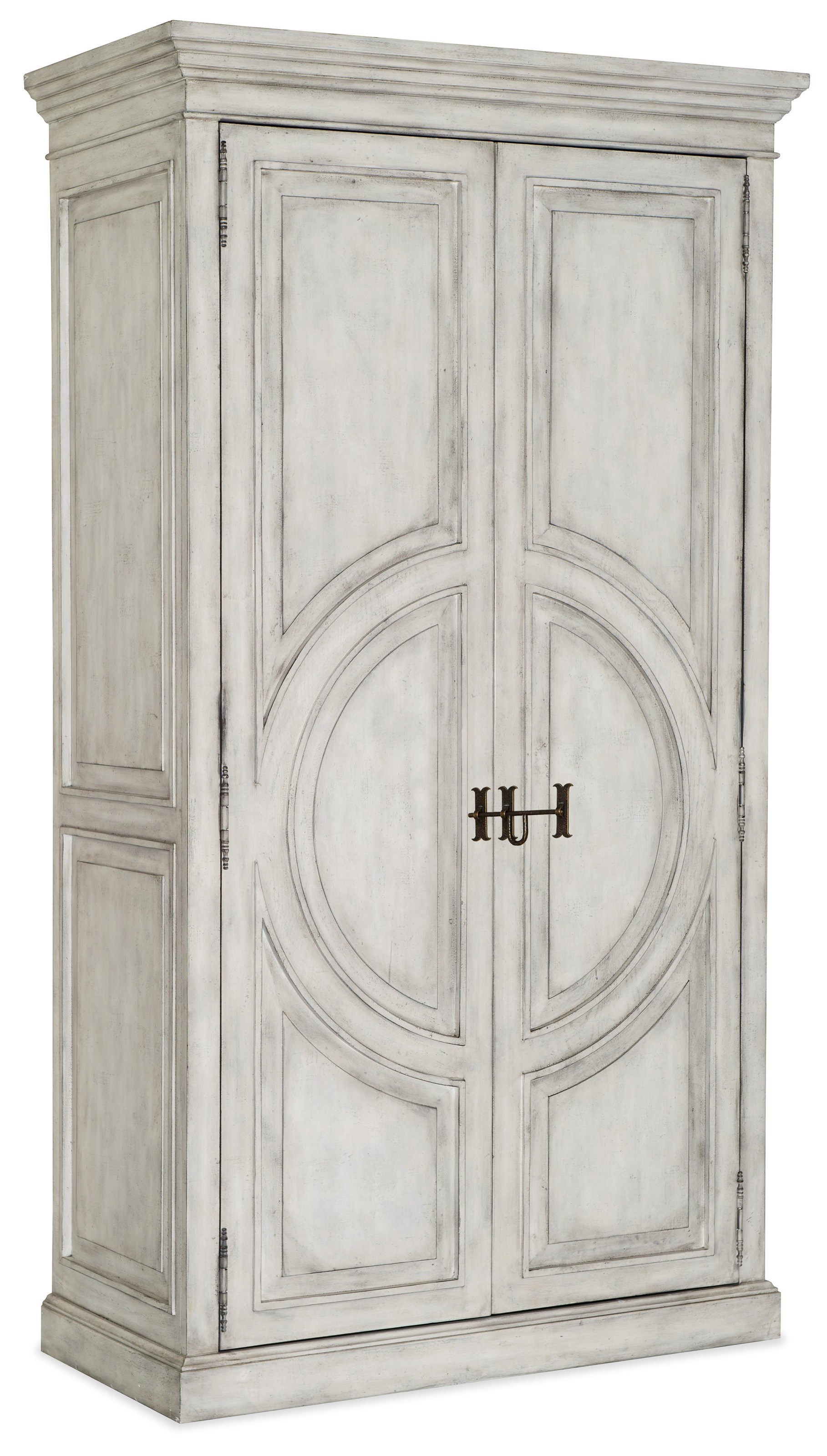 Hooker Furniture 5750 Boheme 2 Door Wardrobe With Mirrors Reeds