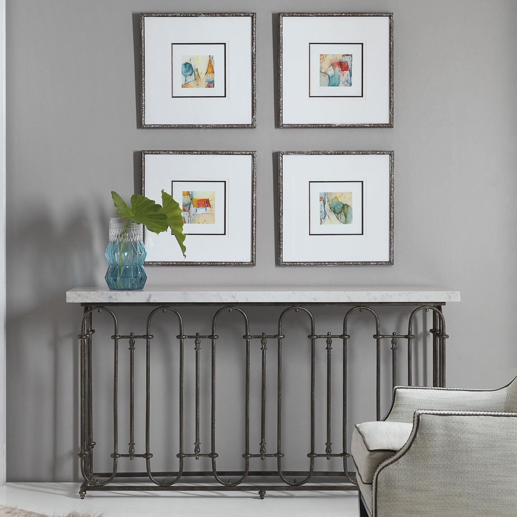 Hooker Furniture Living Room Accents Traditional Marble Top