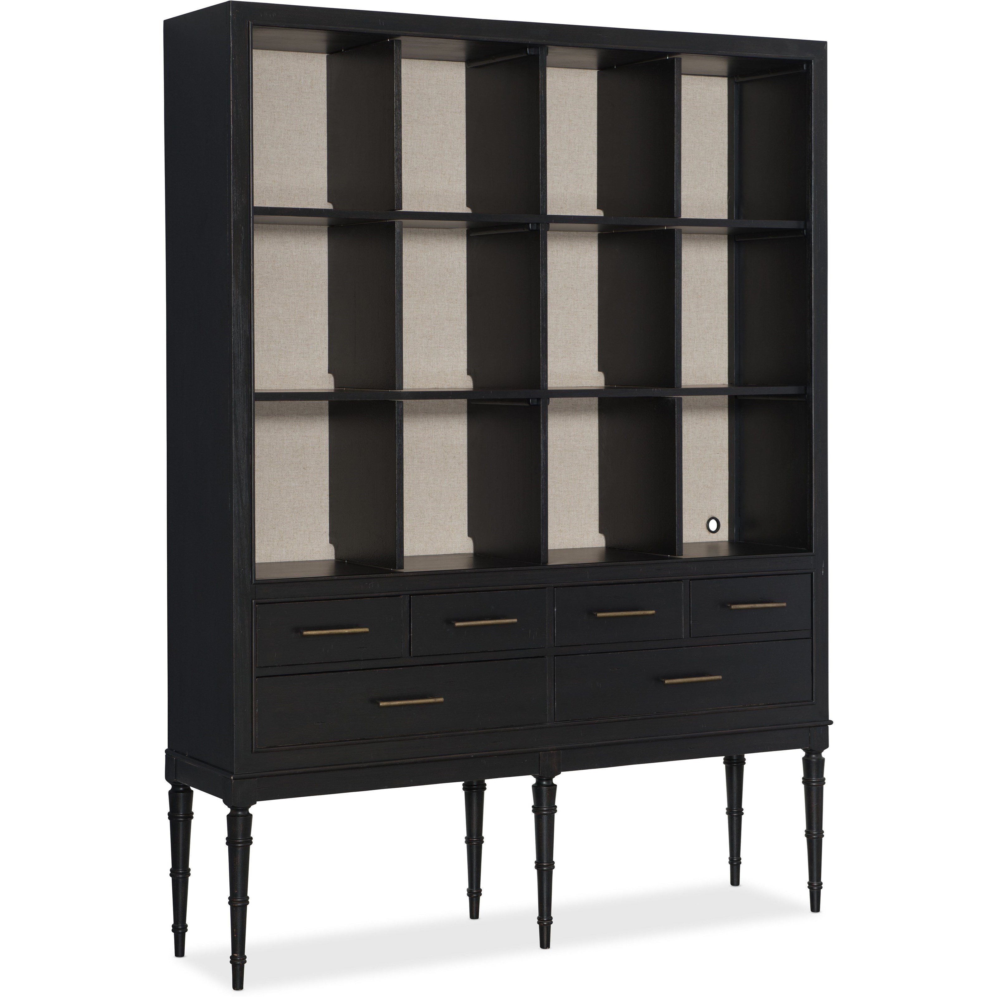 Hooker Furniture Living Room Accents Transitional 12 Shelf Tall