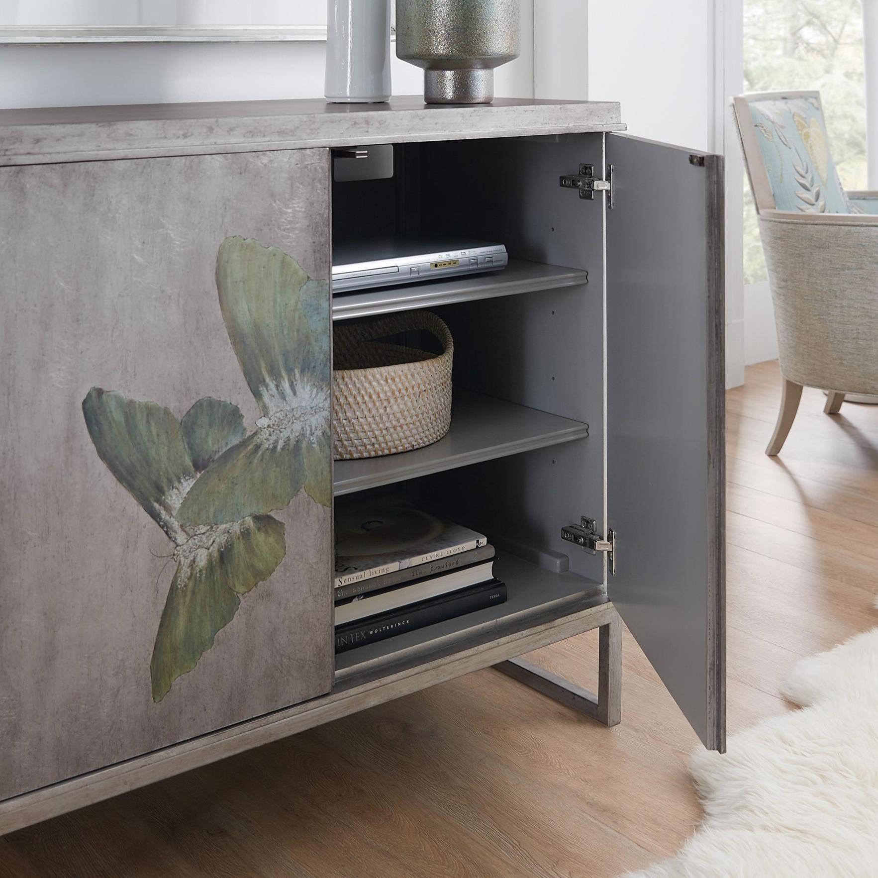 Hooker Furniture Living Room Accents Transitional 2 Door Accent