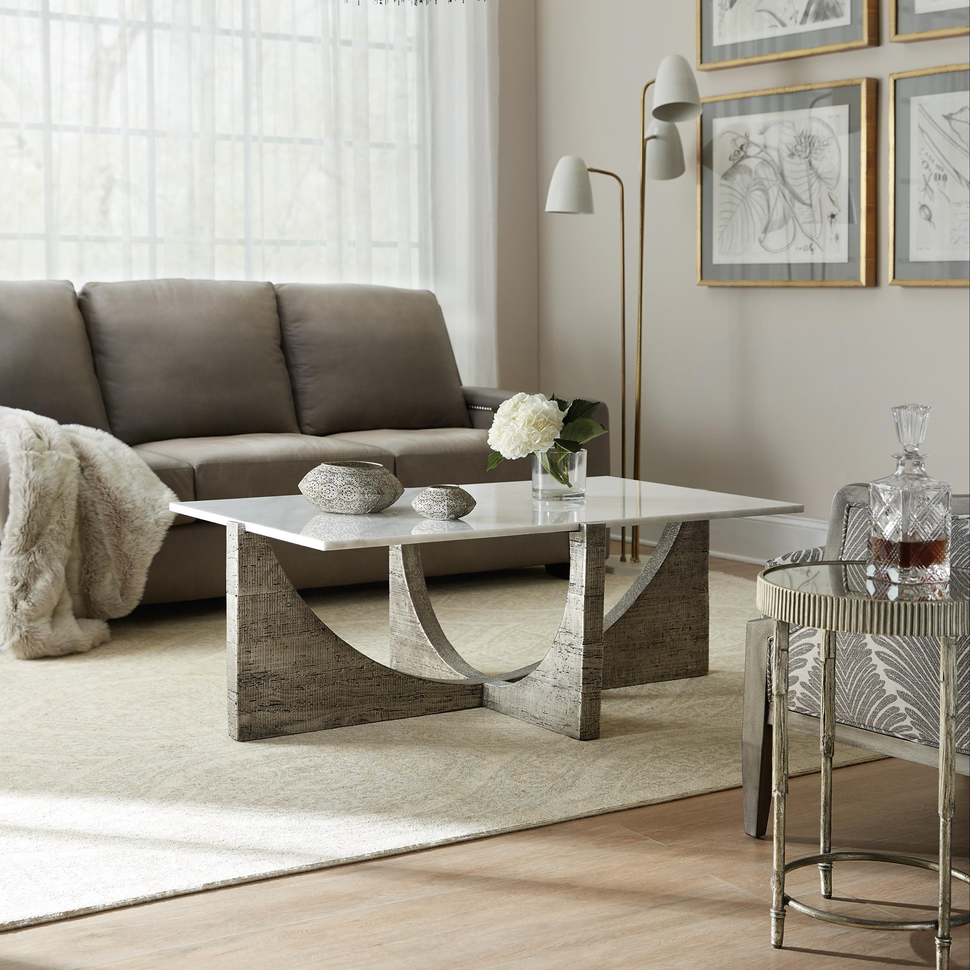 Hooker Furniture Living Room Accents 5575 50001 Wh Cocktail Table