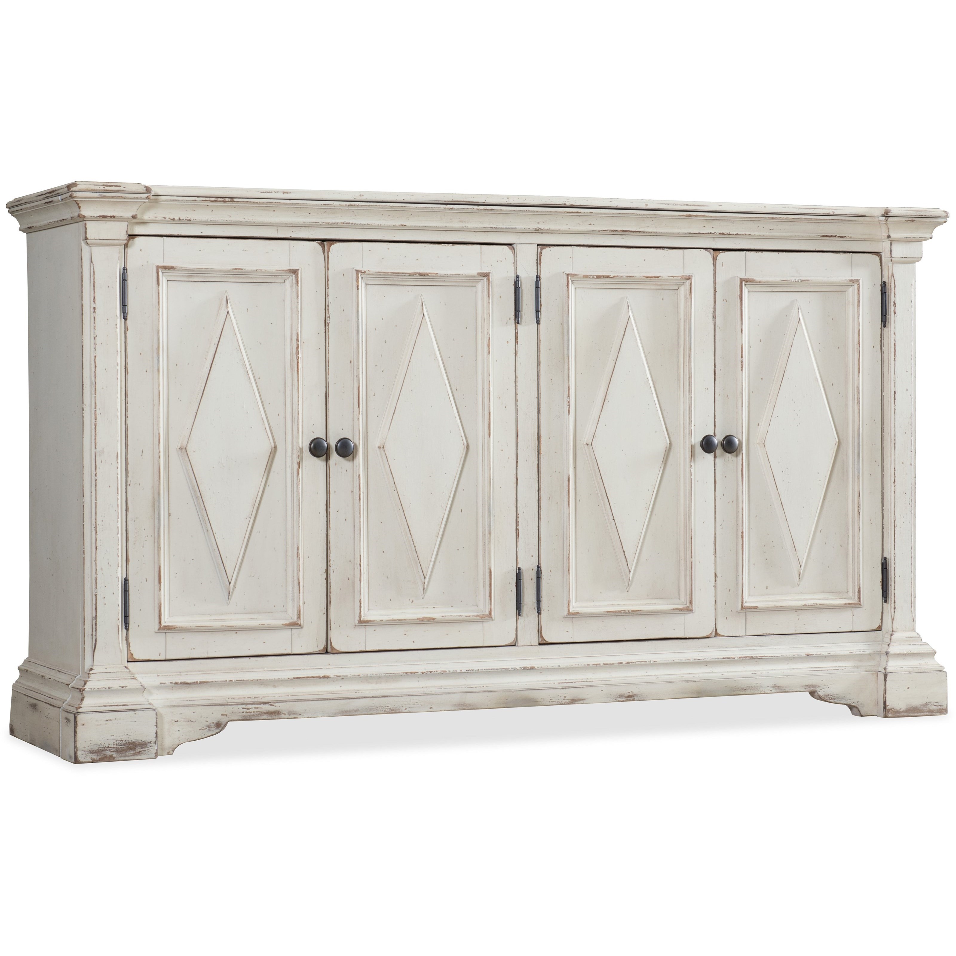 Hooker Furniture Living Room Accents Four Door Cabinet Fashion