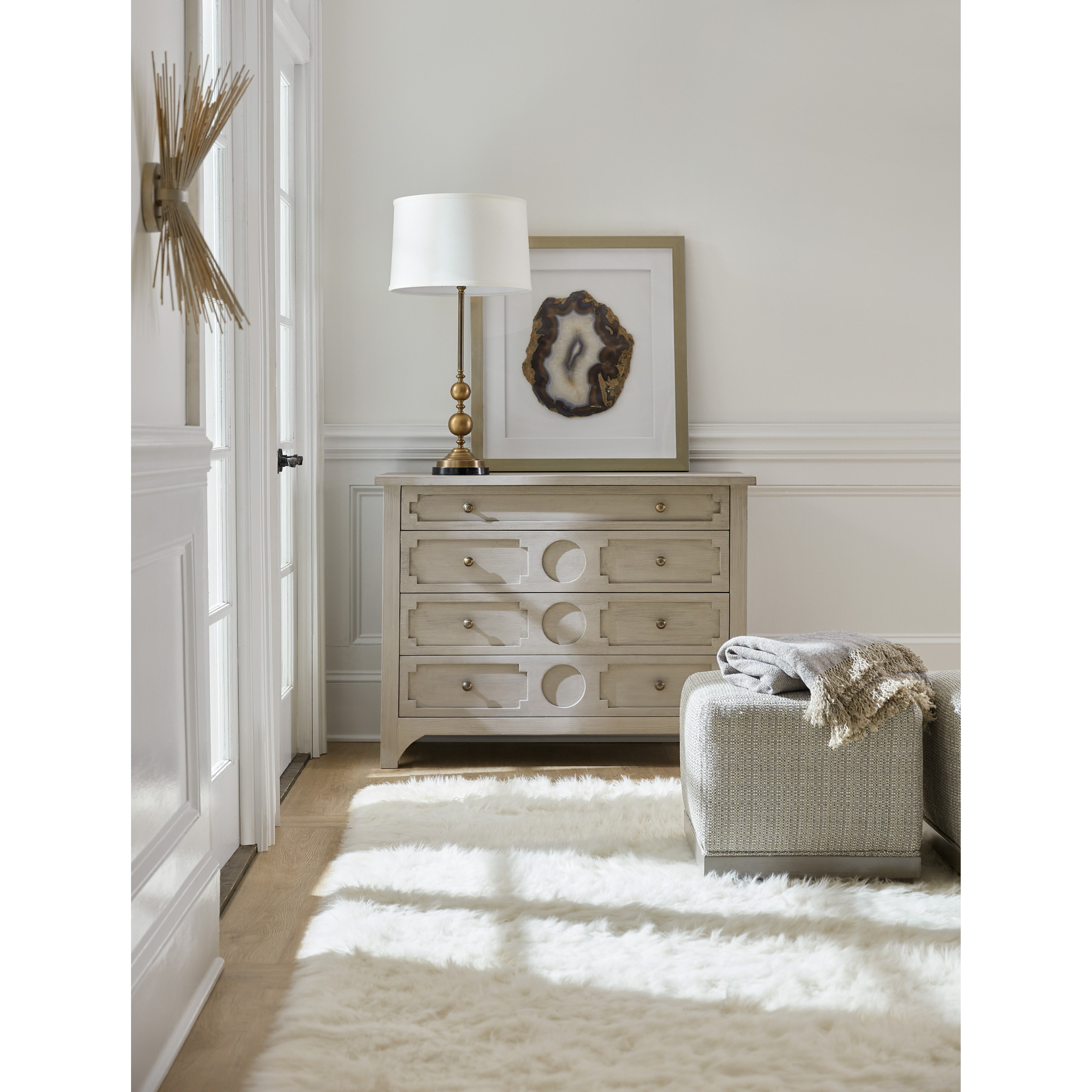 Hooker Furniture Living Room Accents 5694 85001 Gry Accent Chest