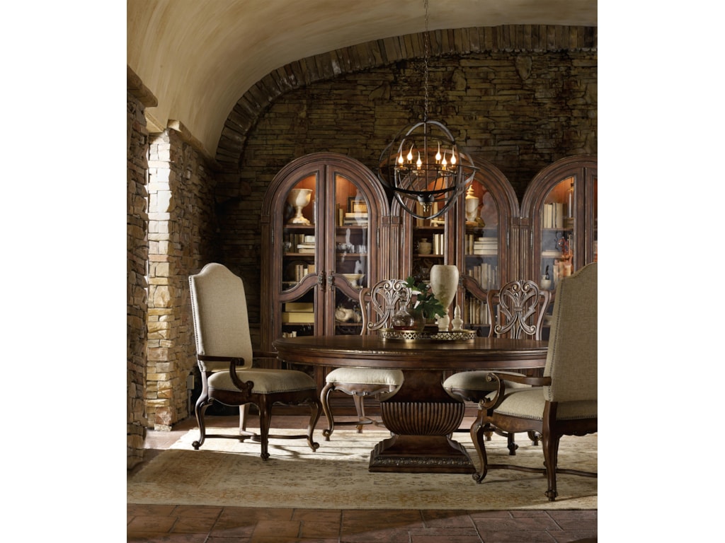 Hooker Furniture Adagio60 Inch Urn Dining Table