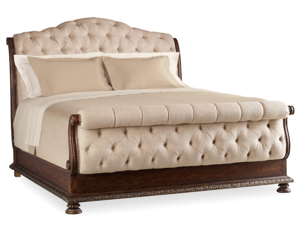 Hamilton Home Adagio King Tufted Sleigh Bed With Upholstered Hamilton Home Adagioking Tufted Sleigh Bed