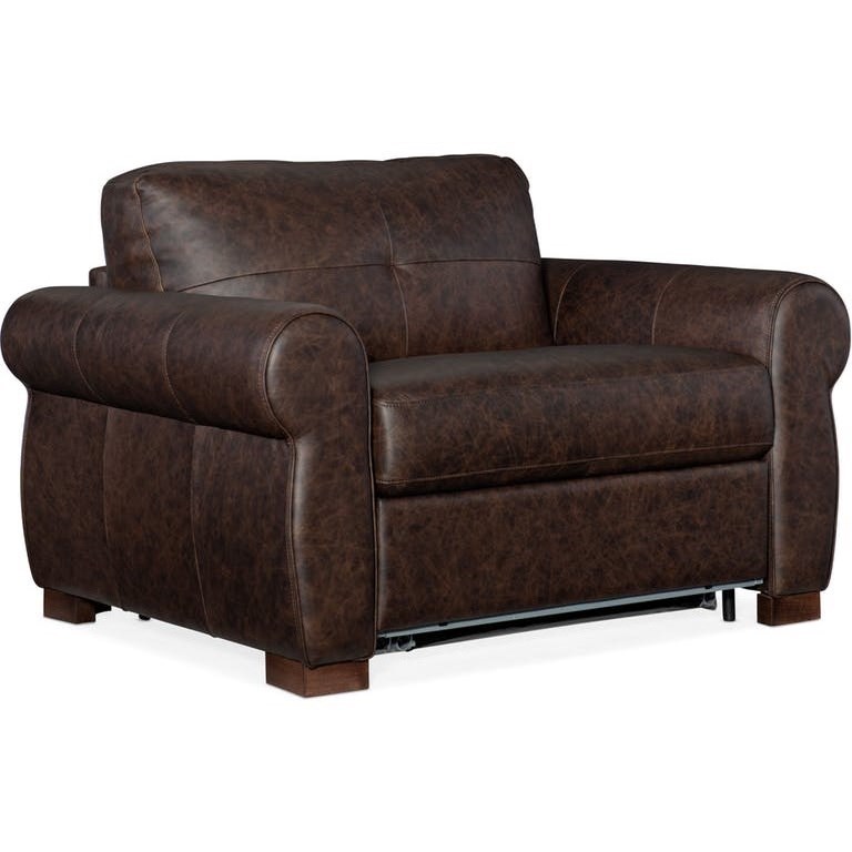 Afton Transitional Arm Chair And A Half With Sleeper Sprintz