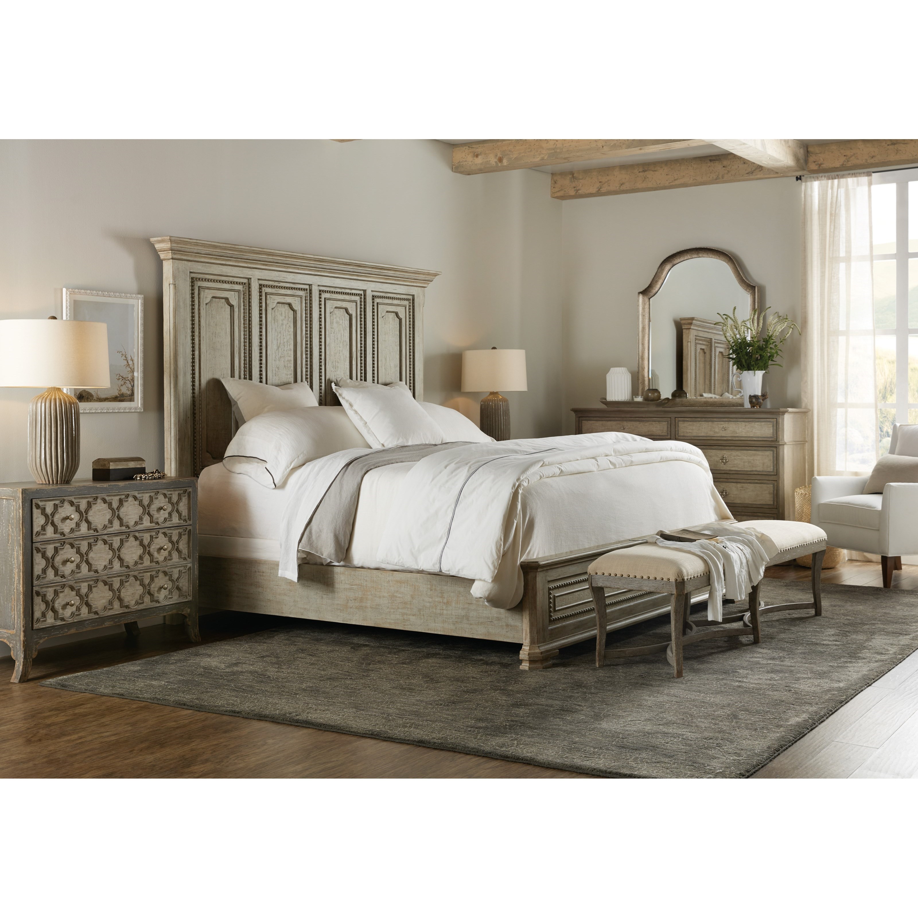 Hooker Furniture Alfresco King Bedroom Group Zak S Home Bedroom Groups