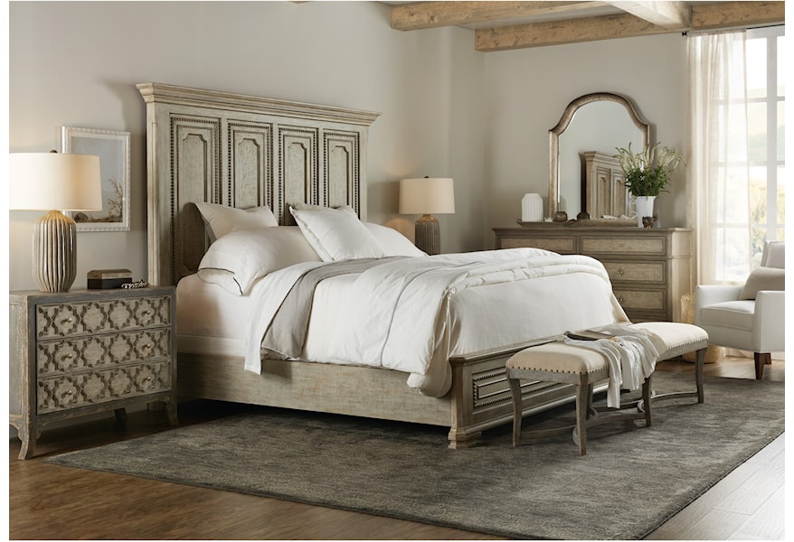 Hooker Furniture Alfresco Leonardo King Mansion Bed Zak S Home Platform Beds Low Profile Beds