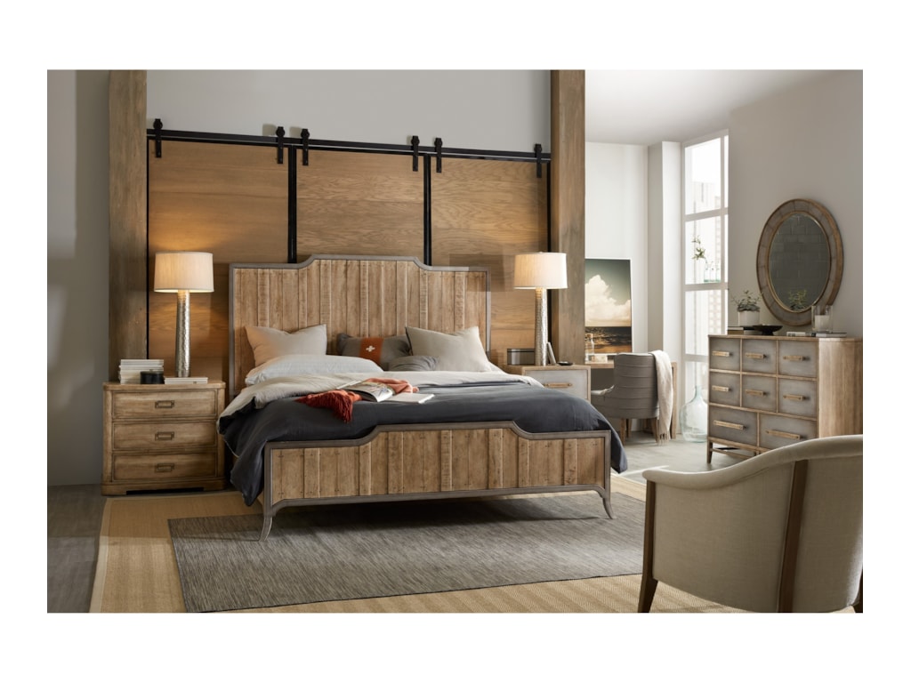 Hooker Furniture American Life-Urban ElevationCalifornia King Wood Panel Bed