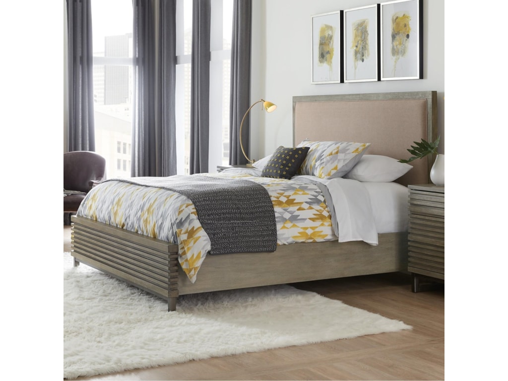 Hooker Furniture AnnexQueen Platform Upholstered Panel Bed