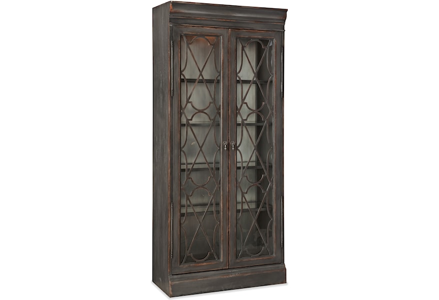 Hooker Furniture Arabella 1610 75906a Gry Bunching Display Cabinet