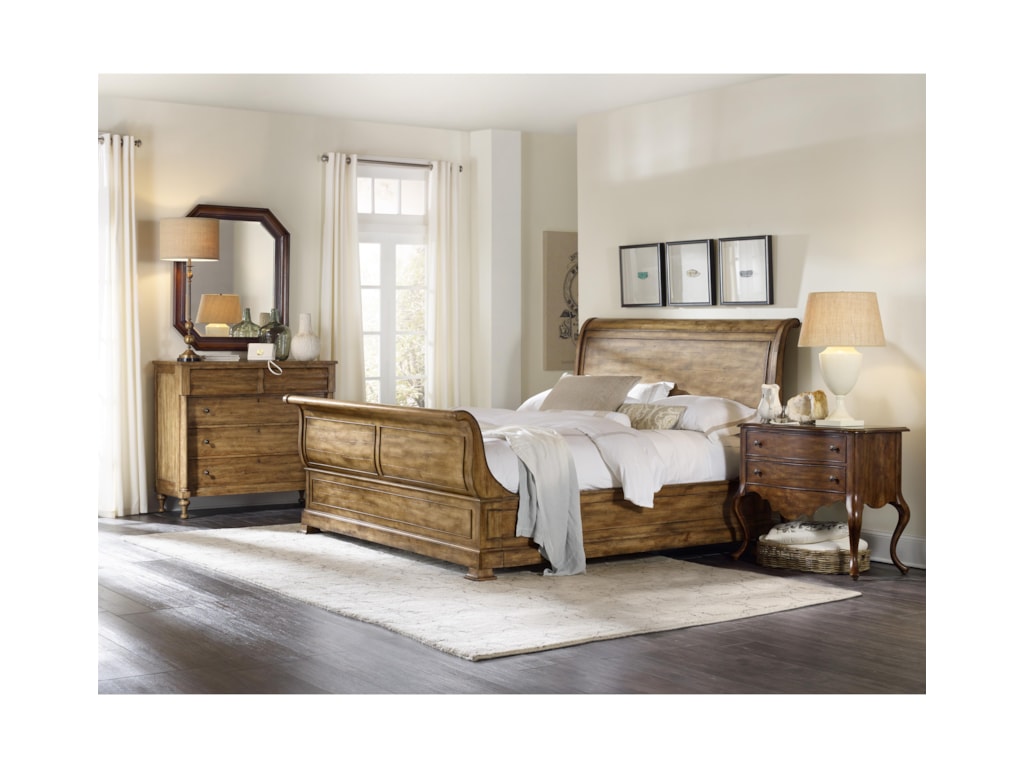 Hooker Furniture ArchivistKing Sleigh Bed