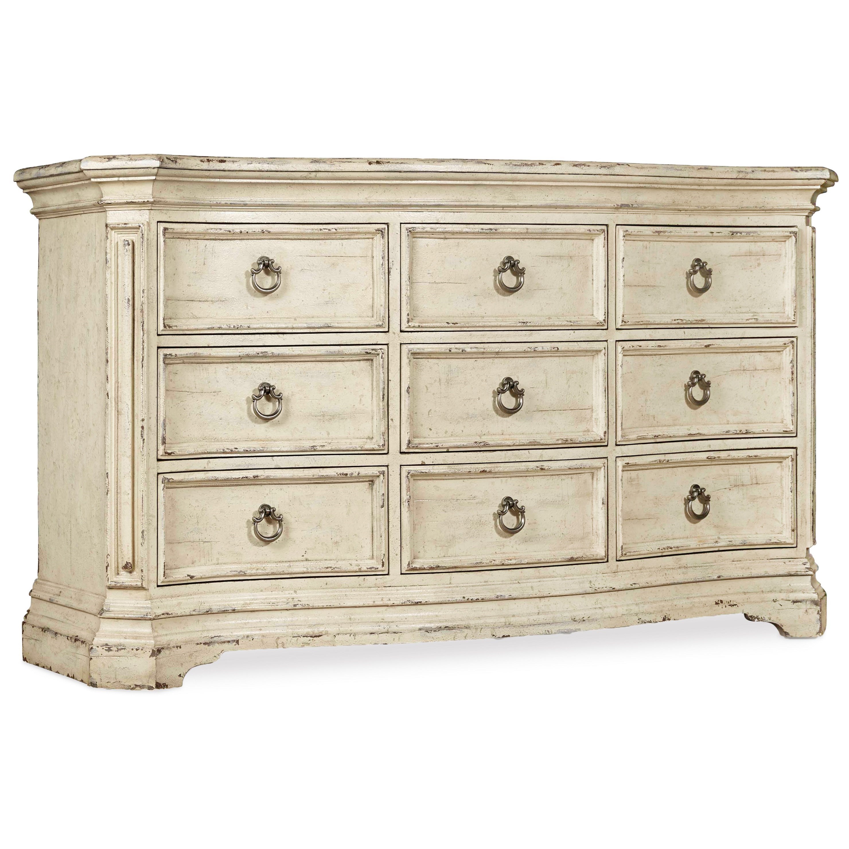 Hooker Furniture Auberose Dresser With Nine Drawers Dubois
