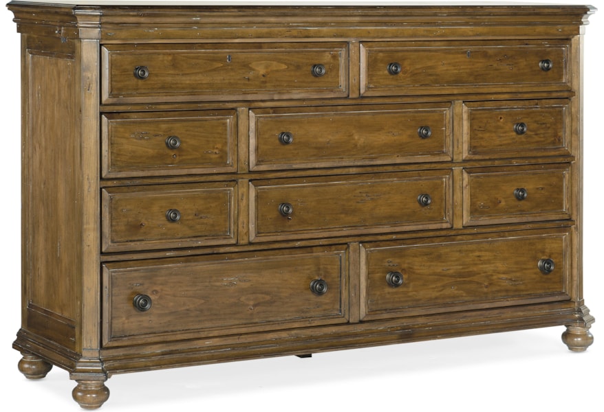 Hooker Furniture Ballanthyne 5840 90002 80 Transitional 10 Drawer