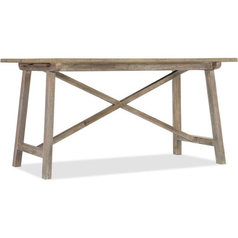 Hooker Furniture Boheme X Base Writing Desk With Pullout Shelves Wayside Furniture Table Desks Writing Desks
